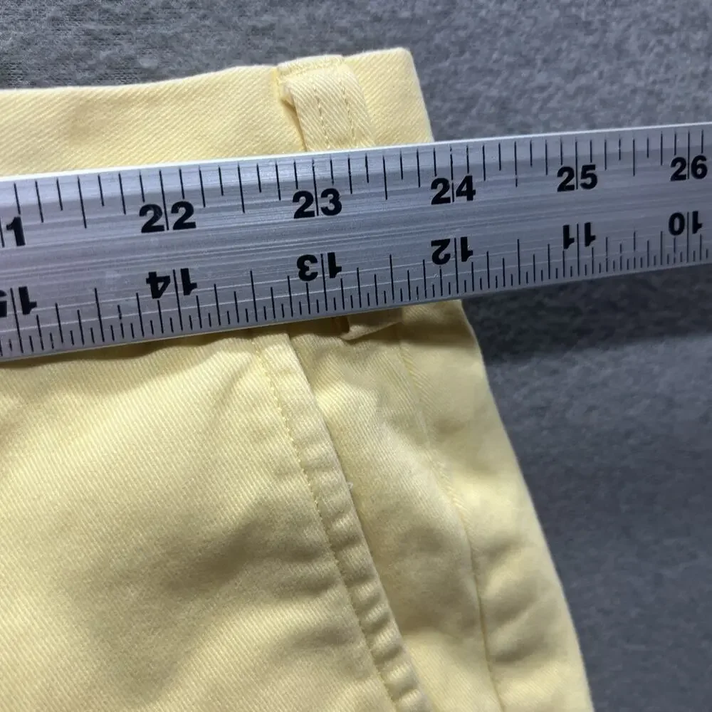 Polo Ralph Lauren Yellow Preppy Chino Pants Mens Size 48B/32 (Fits 48Bx32)